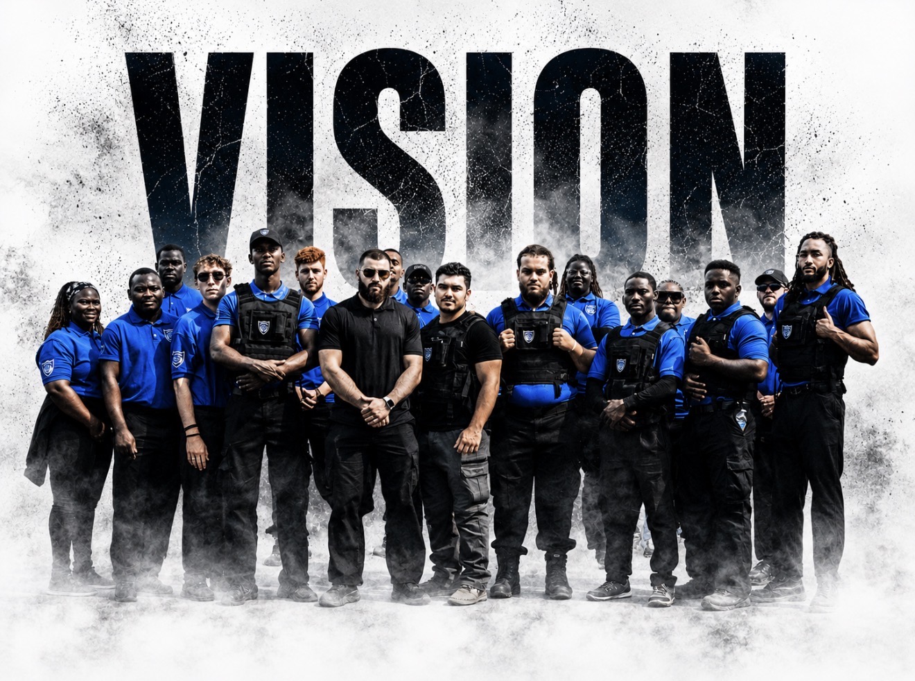 BSP-licensed Vision Security guard on duty in Montreal, Quebec